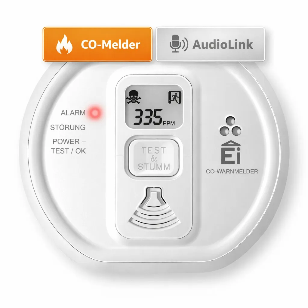 Kohlenmonoxidwarnmelder Ei Electronics Ei208iDW