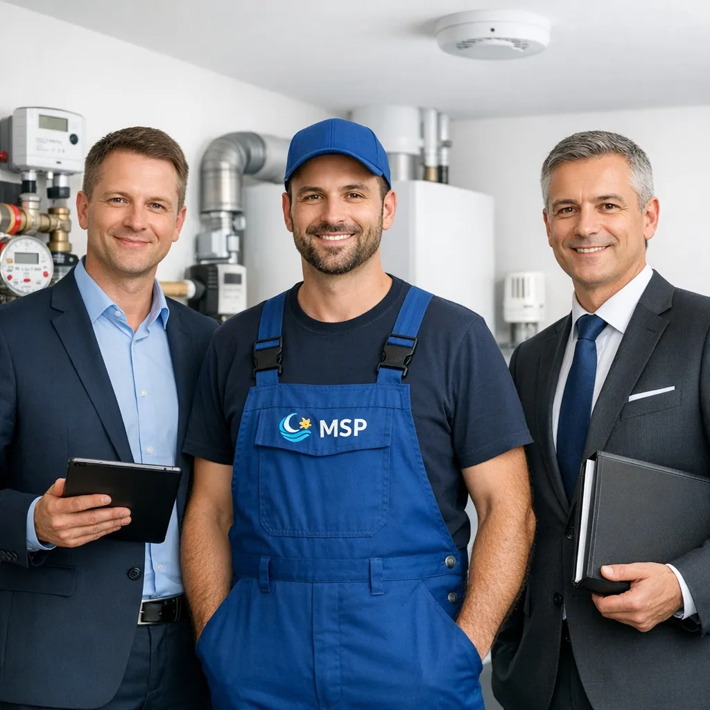 Techniker und Ansprechpartner von MSP bei Messgeräten für Montage und Austausch