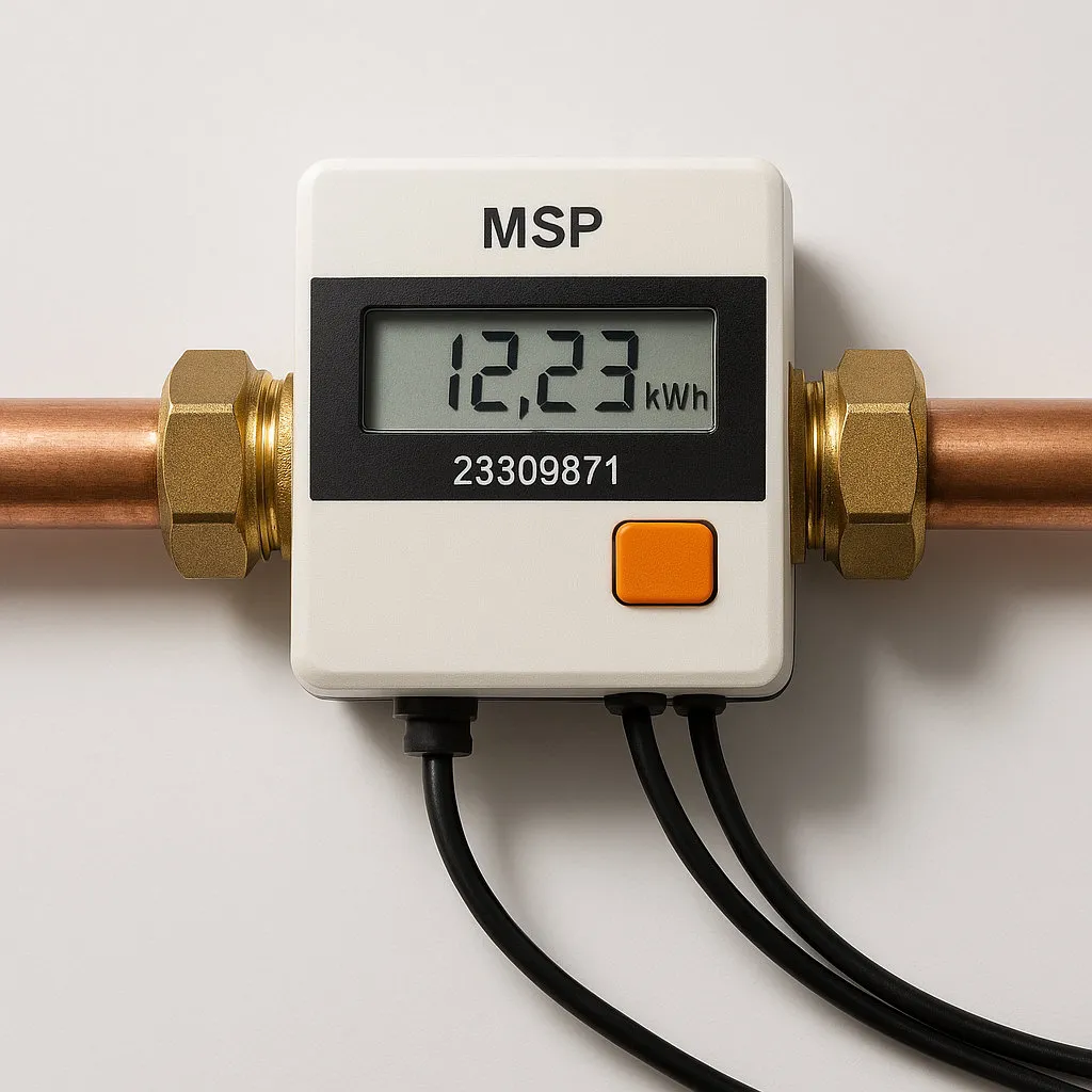 Wärmemengenzähler zur Erfassung von Heizenergie